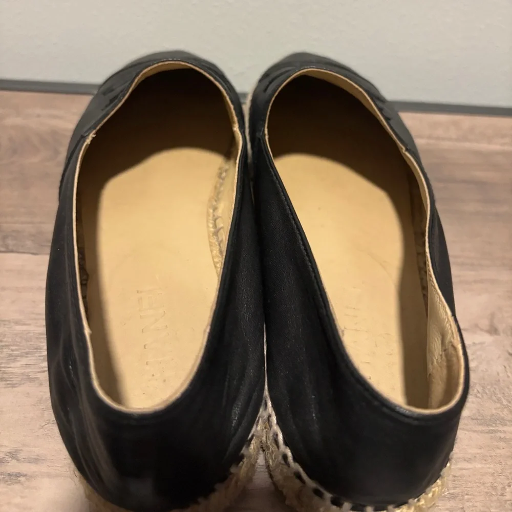 Chanel Espadrilles Black Leather